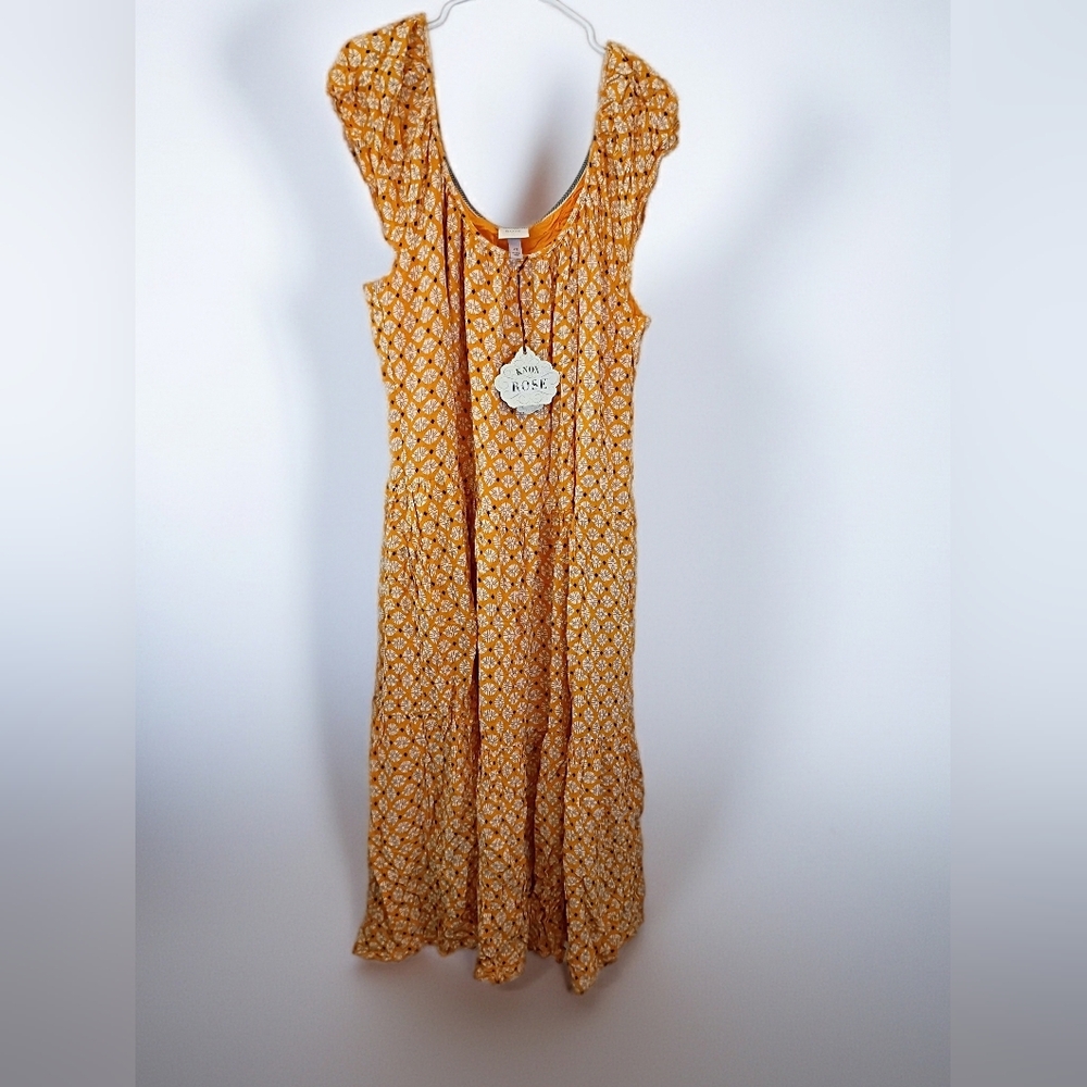 Knox Rose Orange Floral Maxi Dress